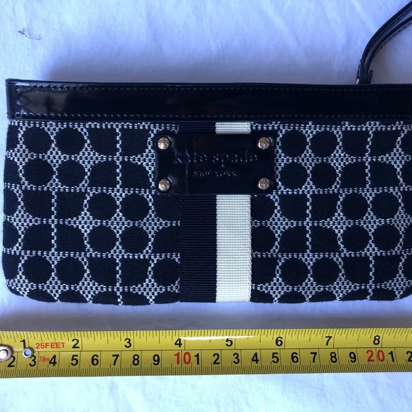 Kate Spade Black Polka Dots Wristlet - Picture 6 of 7